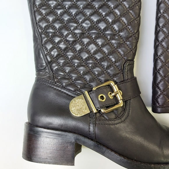 Vince Camuto Wenters Quilted Tall Riding Boots - Picture 4 of 16